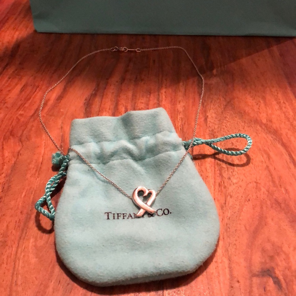 Tiffany & Co cross heart necklace